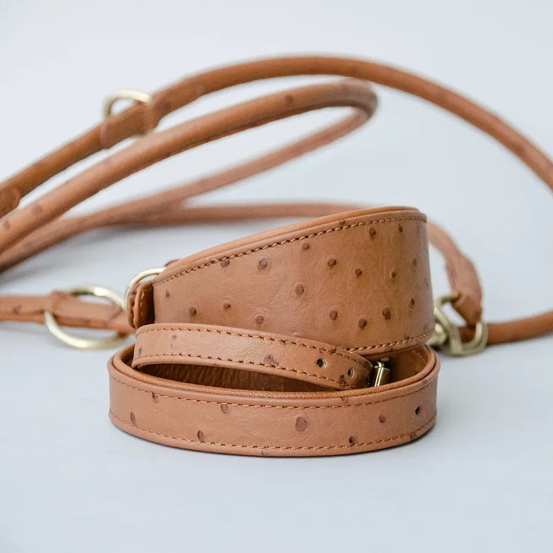 Halsband "Ostrich" aus hochwertigem Büffelleder