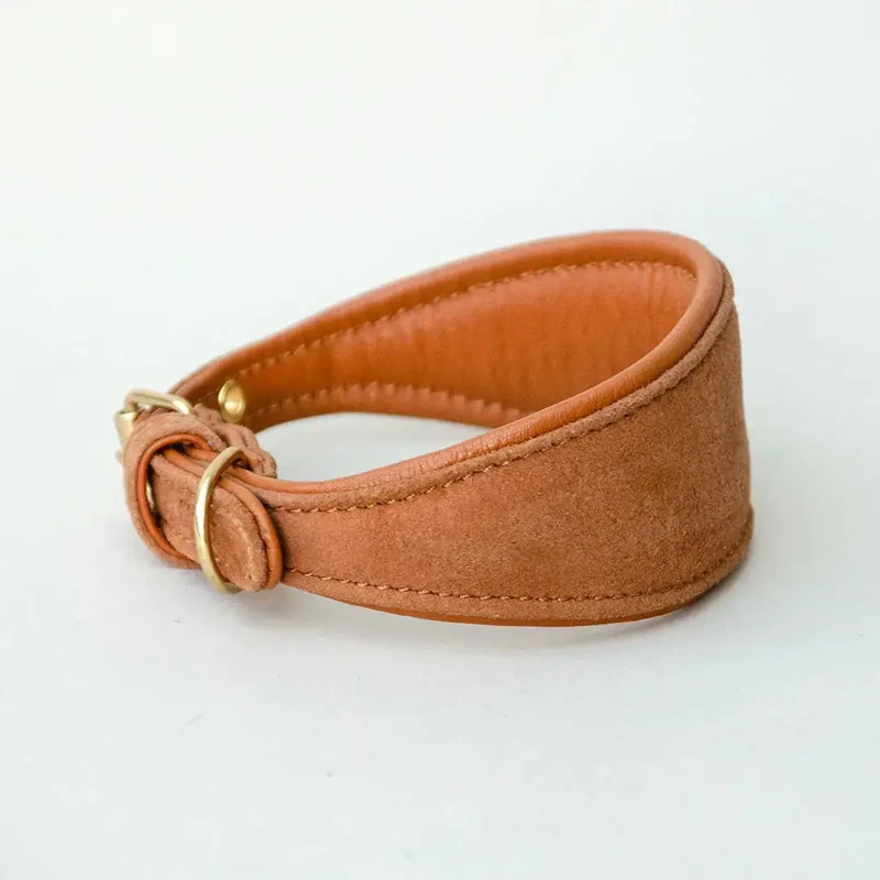 Windhund Lederhalsband "Nubuk-Greyhound"