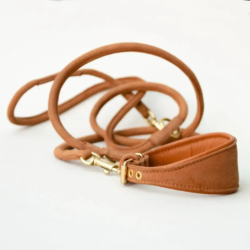 Windhund Lederhalsband "Nubuk-Greyhound"