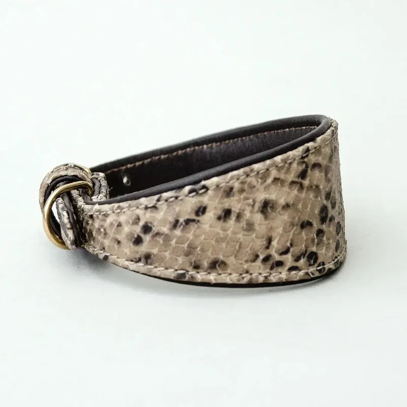 Lederhalsband "Sighthound Snake" für Windhunde
