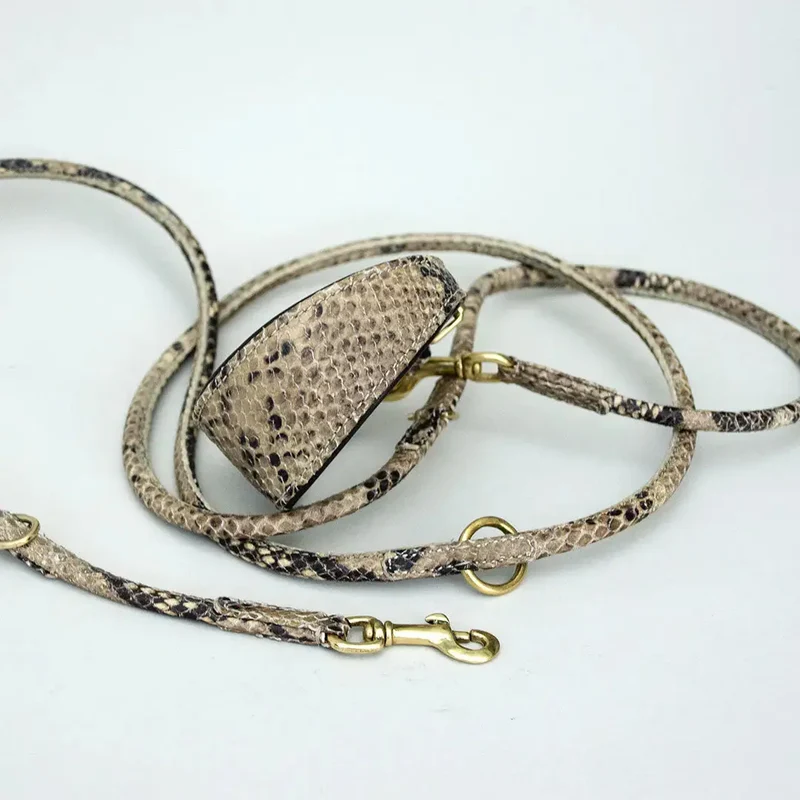 Lederhalsband "Sighthound Snake" für Windhunde