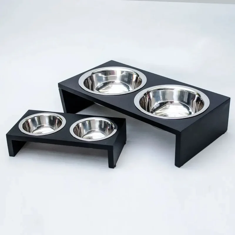 "Food Station" - elegante Futterstation - black