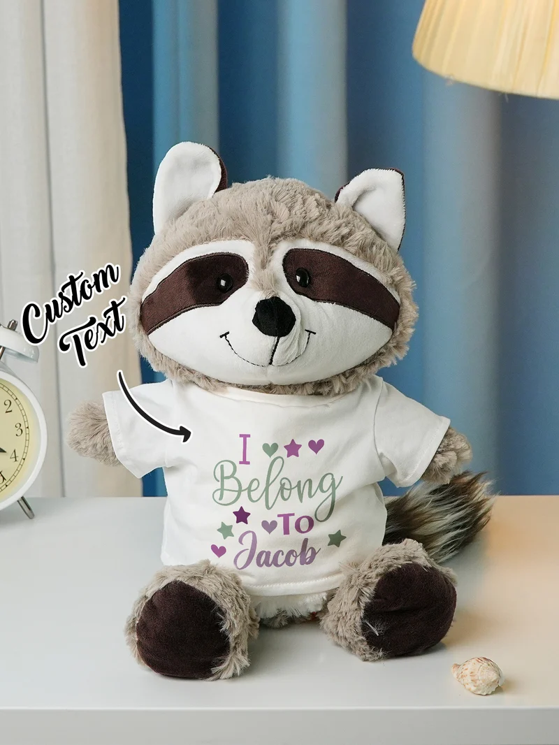 Personalisierte Tier Plüsch Kuscheltier Geburt Ankündigung Geschenk für Baby Shower