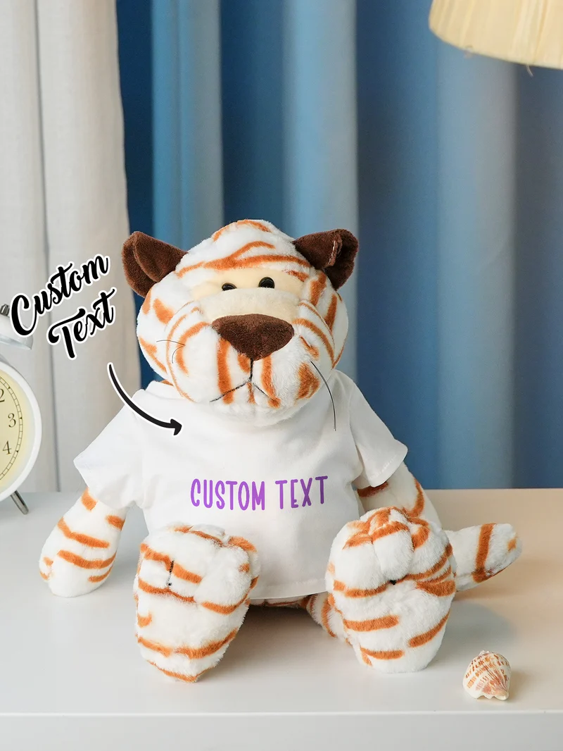 Personalisierte Tier Plüsch Kuscheltier Geburt Ankündigung Geschenk für Baby Shower