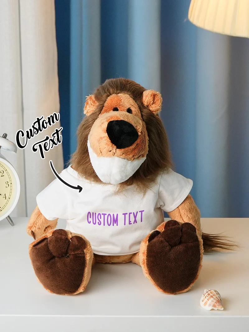Personalisierte Tier Plüsch Kuscheltier Geburt Ankündigung Geschenk für Baby Shower