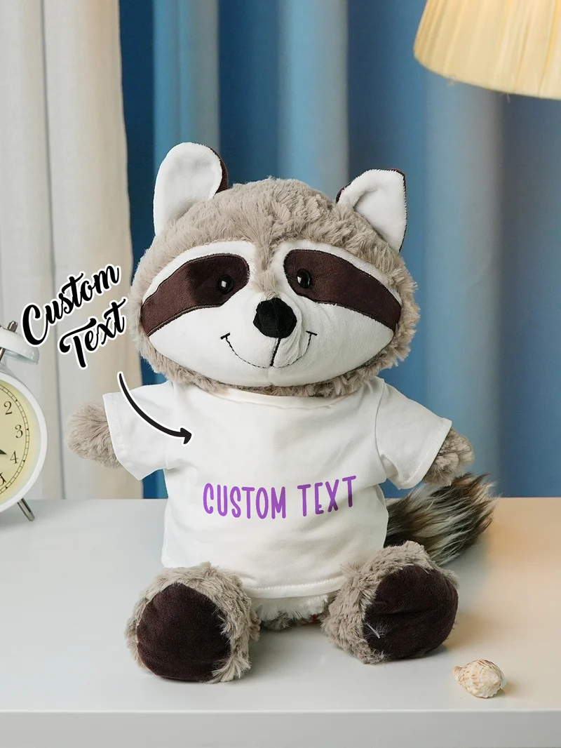 Personalisierte Tier Plüsch Kuscheltier Geburt Ankündigung Geschenk für Baby Shower