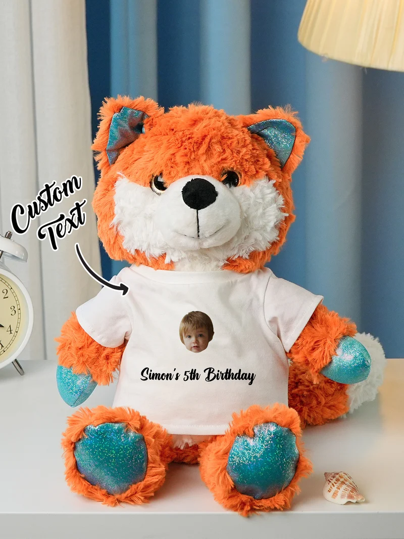 Personalisierte Tier Plüsch Kuscheltier Geburt Ankündigung Geschenk für Baby Shower
