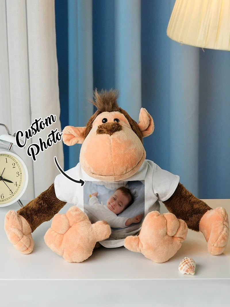 Personalisierte Tier Plüsch Kuscheltier Geburt Ankündigung Geschenk für Baby Shower