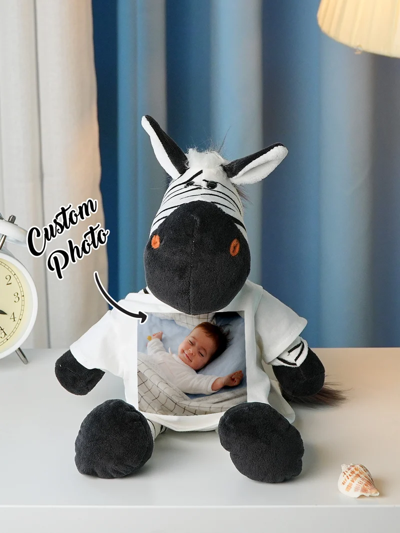 Personalisierte Tier Plüsch Kuscheltier Geburt Ankündigung Geschenk für Baby Shower