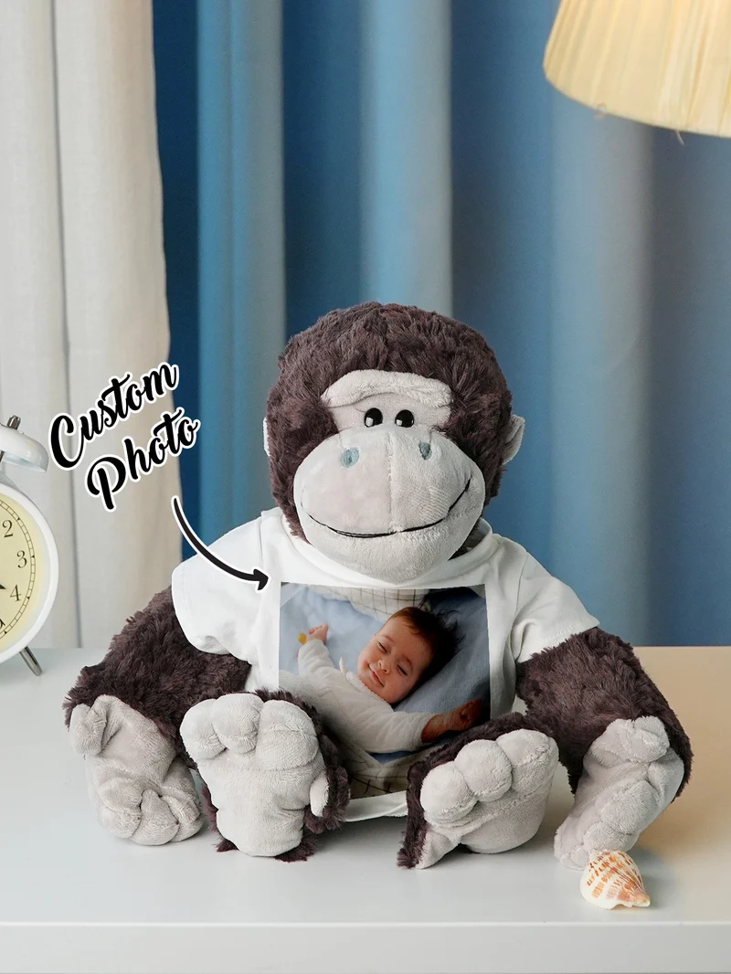 Personalisierte Tier Plüsch Kuscheltier Geburt Ankündigung Geschenk für Baby Shower