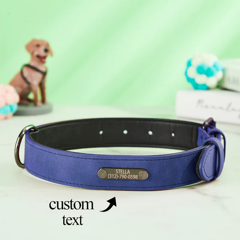 Leder Hundehalsband Personalisiert - Geschenk für Tierliebhaber