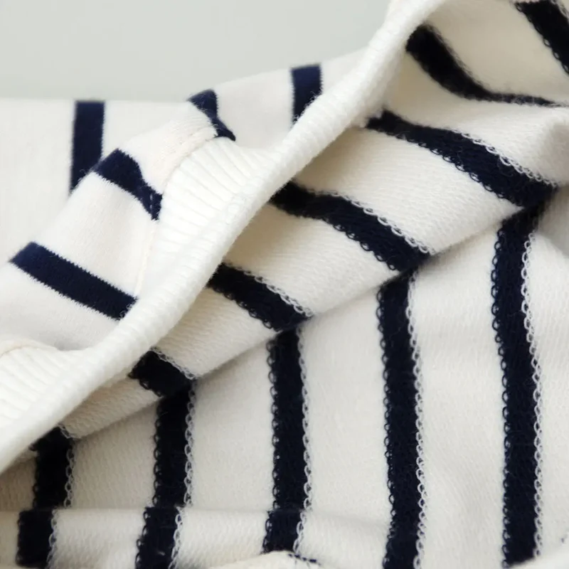 Hundeshirt "BRETAGNE" off white-streifen