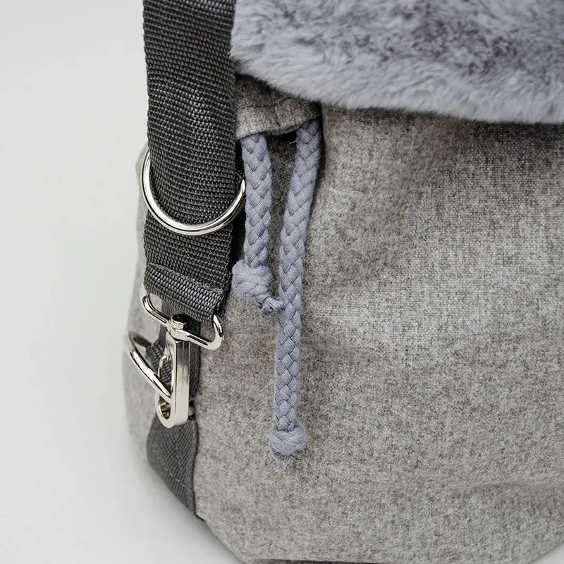 Tragetasche "Puppybag silver"