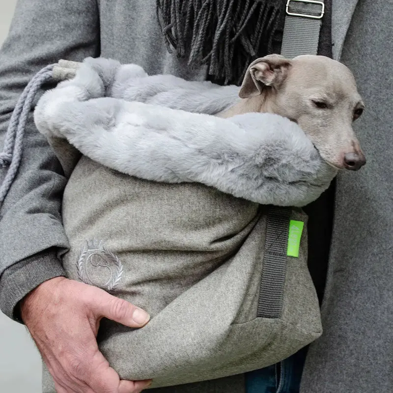 Tragetasche "Puppybag silver"