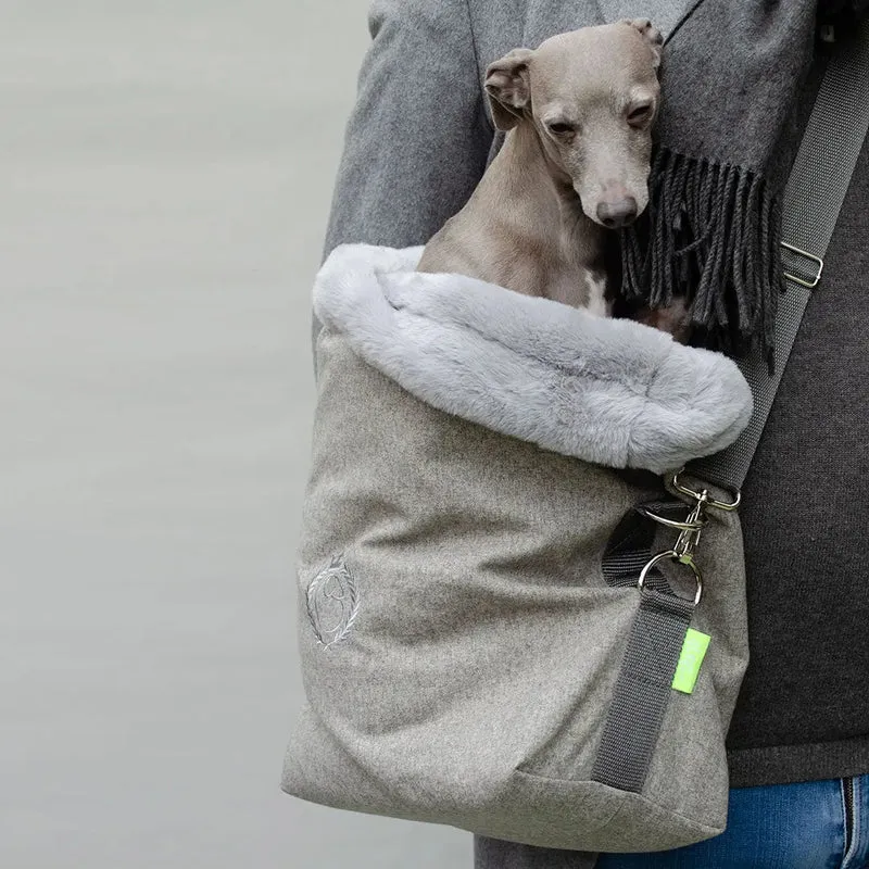 Tragetasche "Puppybag silver"