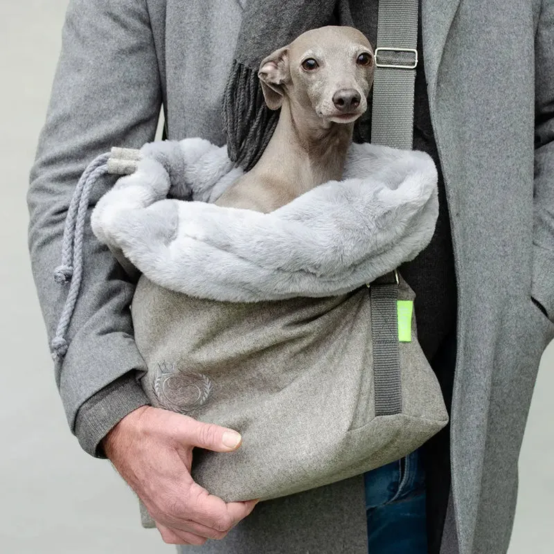 Tragetasche "Puppybag silver"