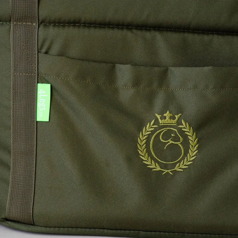Die Hundetasche "lunch & dinner forest" oliv