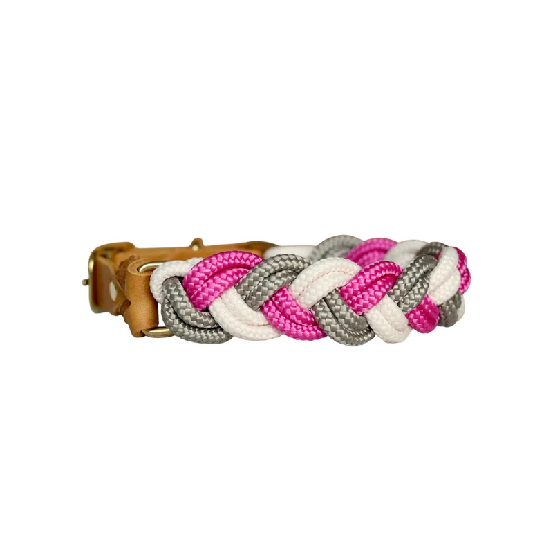Set | Halsband & Leine 'Fuchsia'