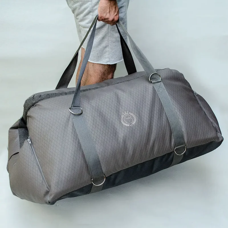 Hundeautositz „Travelbed" – XXXL Grau, bis 35 kg