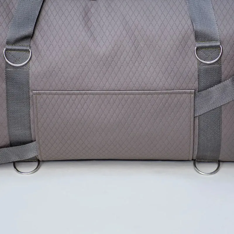 Hundeautositz „Travelbed" – XXXL Grau, bis 35 kg