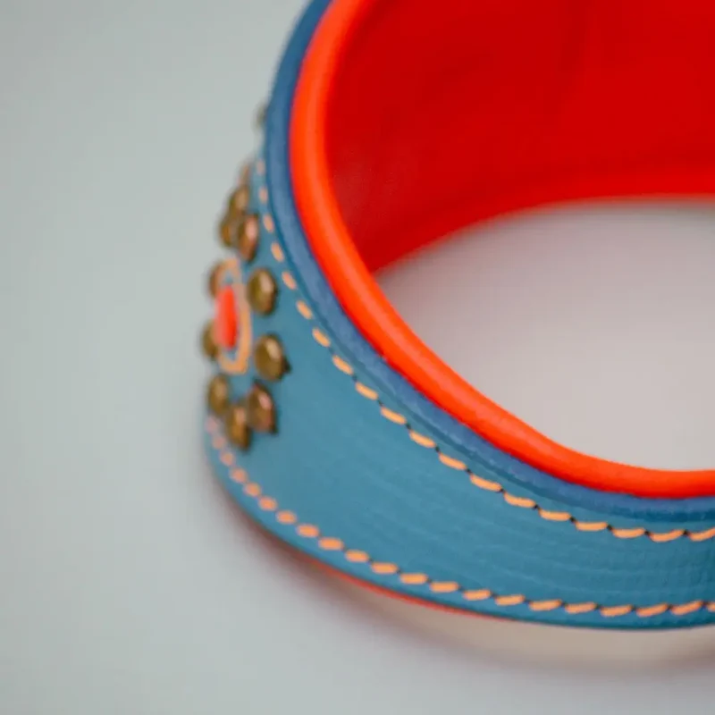 Hundehalsband für Windhunde - "Longnose Blue Sky"