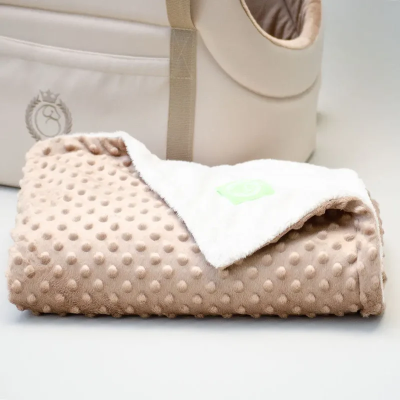 Wendedecke "2 Sides" in beige-weiss