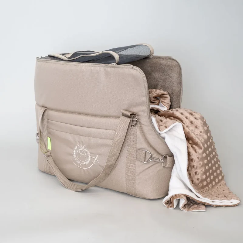 Wendedecke "2 Sides" in beige-weiss