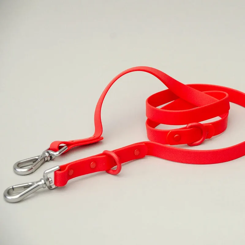 Wasserfeste Hundeleine - "Soft & Safe" - red