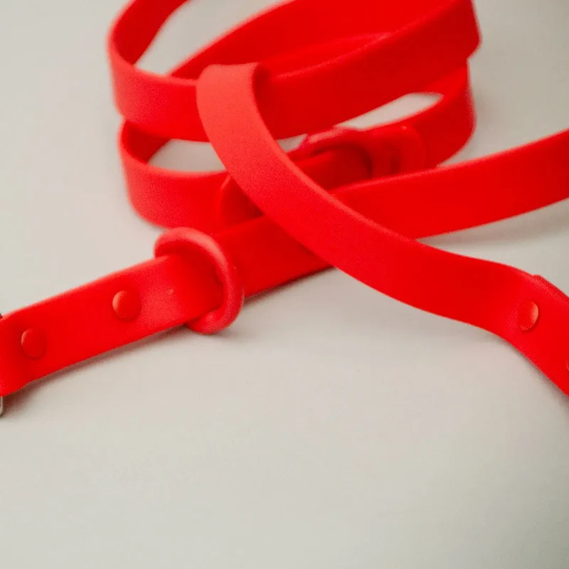 Wasserfeste Hundeleine - "Soft & Safe" - red