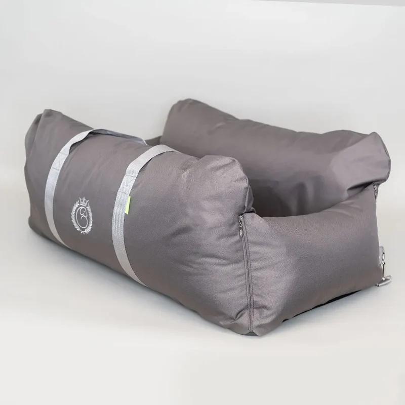Hundeautositz „Travel Expert" – XXL-LONG Taupe