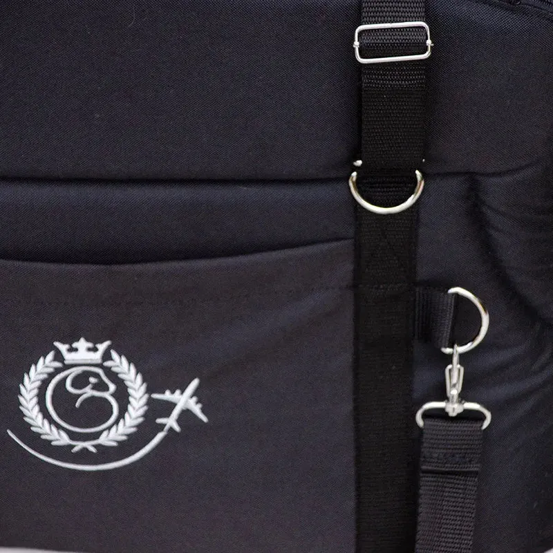 Hundeflugtasche "AIR XL-LONG" Lunch & Dinner - black