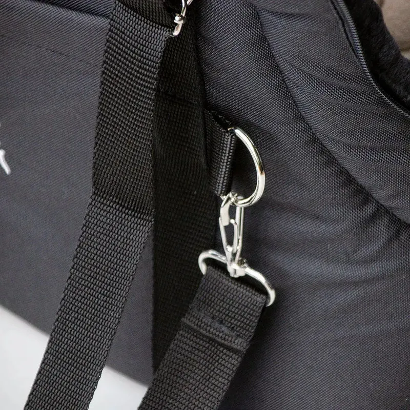 Hundeflugtasche "AIR XL-LONG" Lunch & Dinner - black