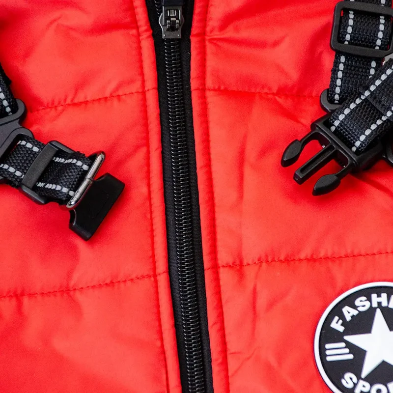 Sportswear Jacke für Hunde - rot