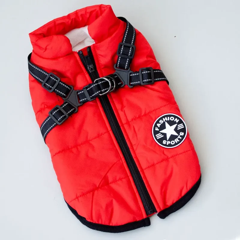 Sportswear Jacke für Hunde - rot