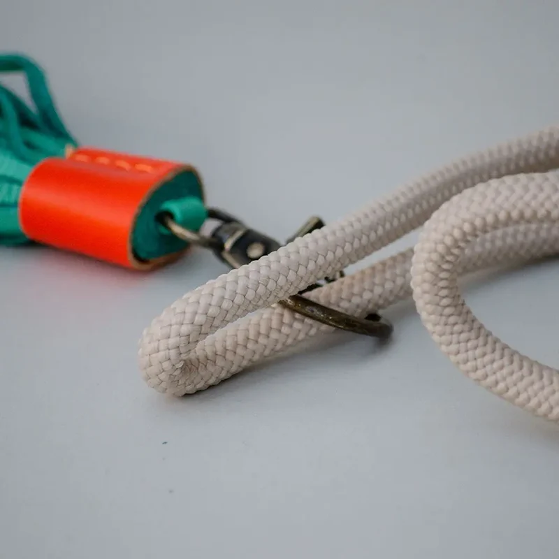 Bohemian Führleine - "white sands leash SLIM"
