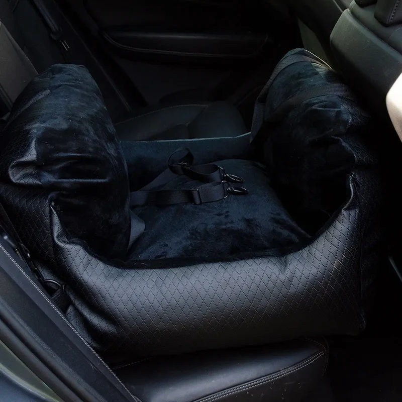 ISOFIX-Hundeautositz „Travel Deluxe" – Black Magic
