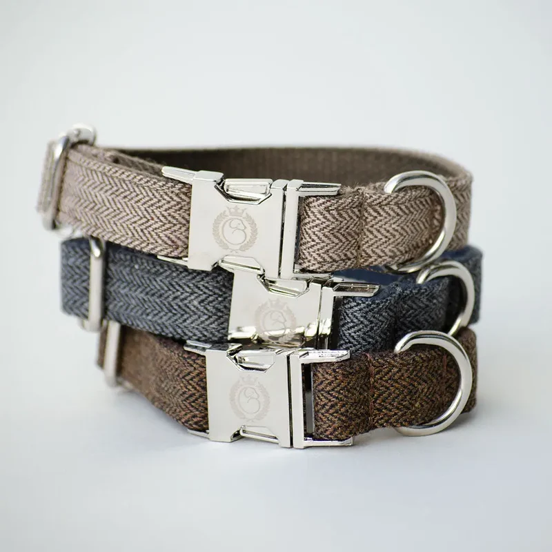 Hundehalsband „Balmoral“ - braun