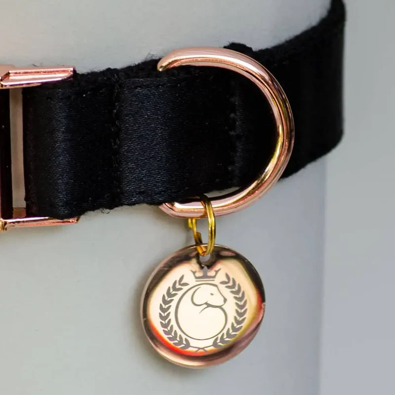 personalisierte Haustiermarke "Rosé Gold" - 4legs.de