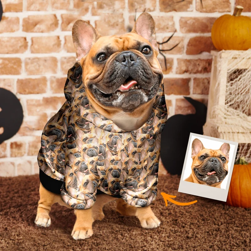 Dog Hoodie - personalisierte lustige Haustier Hund Kleidung