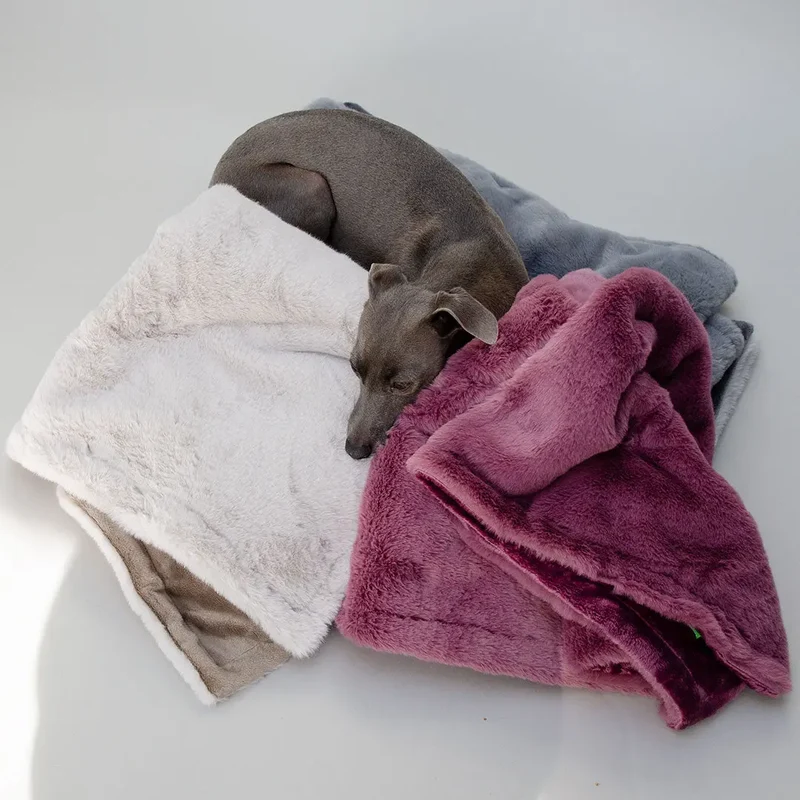 Luxus Hundedecke "Plaid - Deluxe" caramel