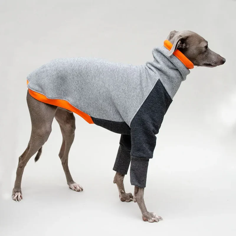 Kuscheliger Hunde-Sweater Bicolor "Baseball"