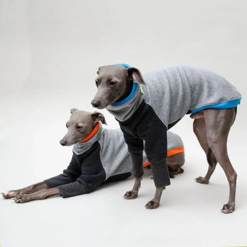 Kuscheliger Hunde-Sweater Bicolor "Baseball"