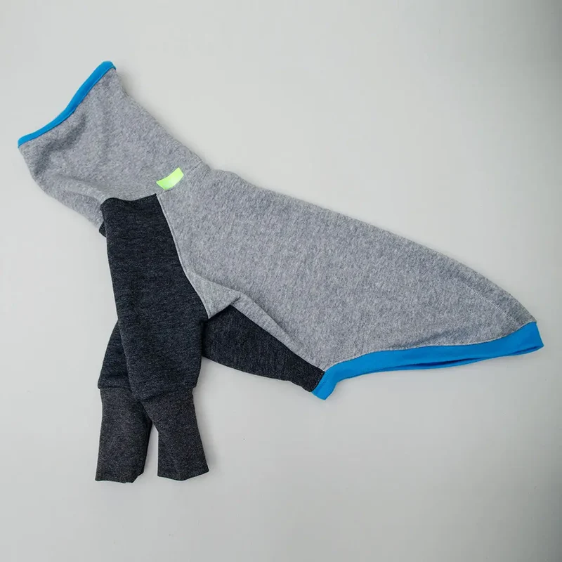 Kuscheliger Hunde-Sweater Bicolor "Baseball"