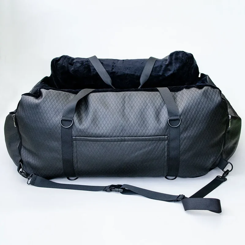 Hundeautositz „Black Magic Travelbed" – XXXL, bis 35 kg