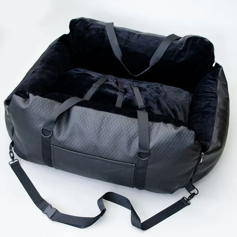 Hundeautositz „Black Magic Travelbed" – XXXL, bis 35 kg