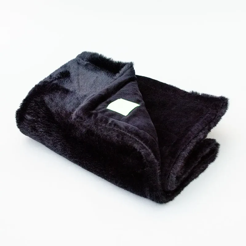 Luxus Hundedecke "Plaid - Deluxe" black
