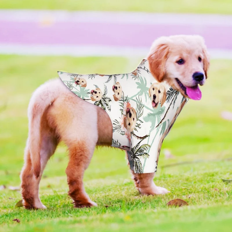Hawaii Shirt für den Hund - personalisiert Geschenk für Haustiere