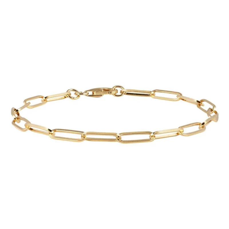 Vergoldetes langes Gliederarmband