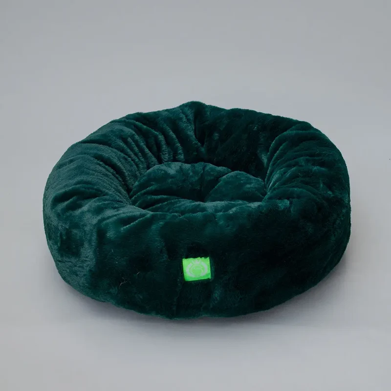 Kuschelbett für Hunde "Royal Pouf" - grün
