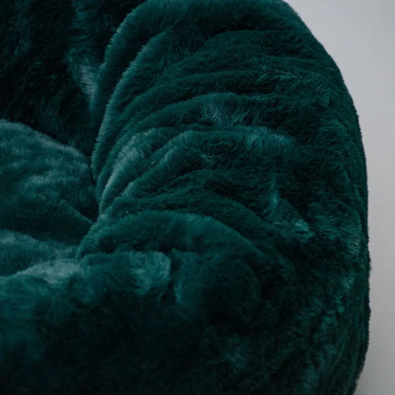 Kuschelbett für Hunde "Royal Pouf" - grün